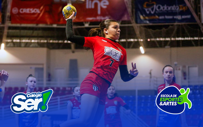 Esportes: aluna é campeã brasileira de seleções no handebol feminino